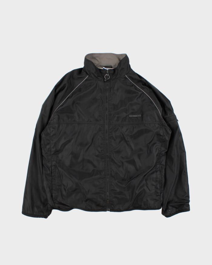 Vintage 90s Reebok Black Windbreaker - XL