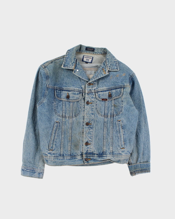 Vintage Lee Embroidered Denim Jacket - M