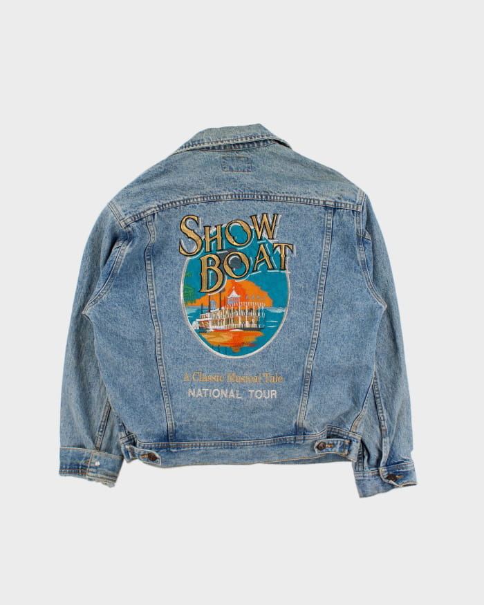 Vintage Lee Embroidered Denim Jacket - M