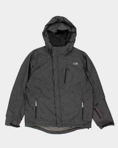 The North Face Grey Hooded Windbreaker - L