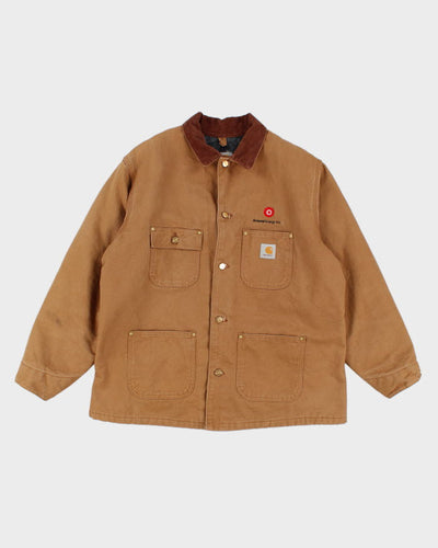 Vintage 90s Carhartt Fleece Lined Workwear Jacket - XXXL