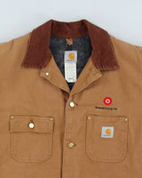Vintage 90s Carhartt Fleece Lined Workwear Jacket - XXXL