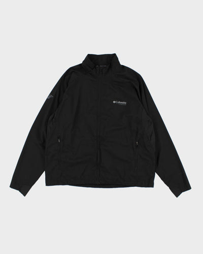 Columbia Black Windbreaker - XL
