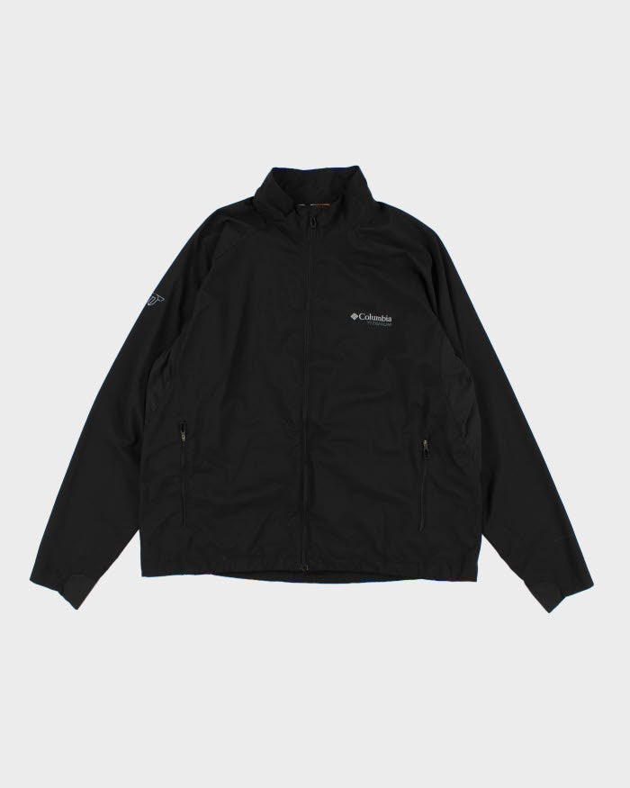 Columbia Black Windbreaker - XL