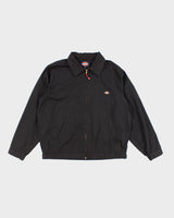 Mens 1990s Black Dickies Boxy Zip Up Jacket - L