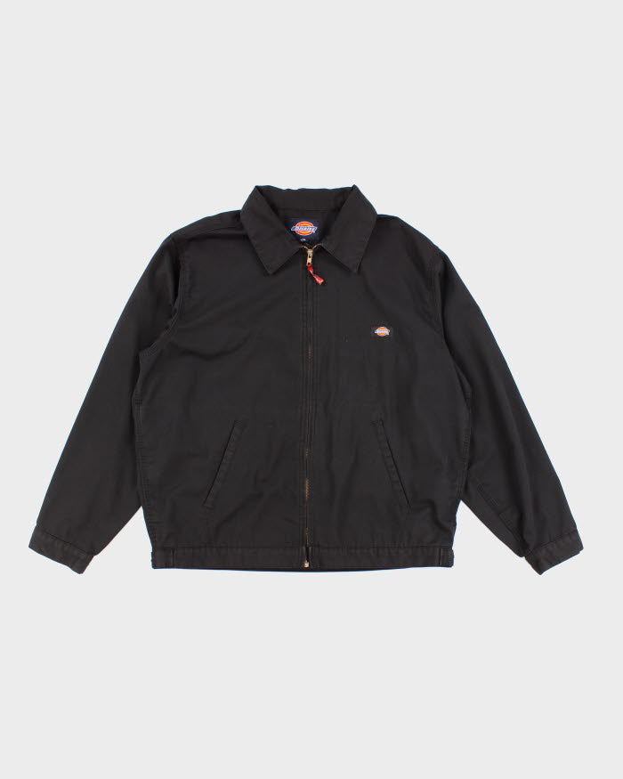 Mens 1990s Black Dickies Boxy Zip Up Jacket - L