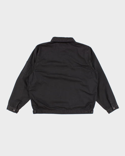 Mens 1990s Black Dickies Boxy Zip Up Jacket - L
