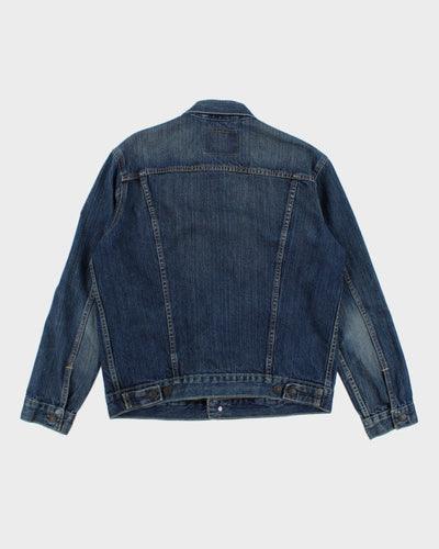Mens Levis 1990s Button Up Canada Patch Denim Jean Jacket - L