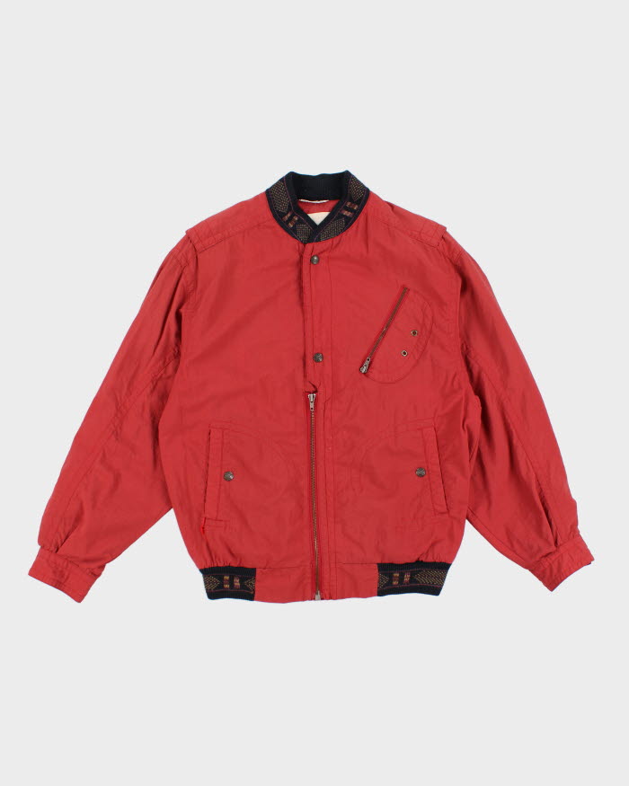 Vintage 80's Bomber Style Jacket - L
