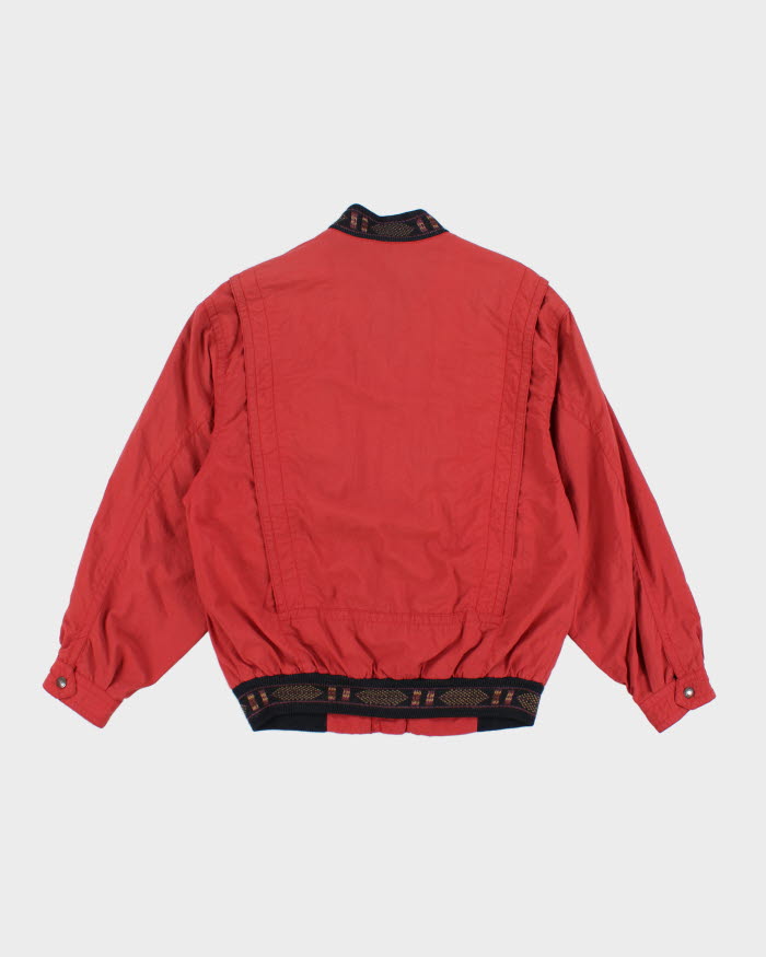 Vintage 80's Bomber Style Jacket - L