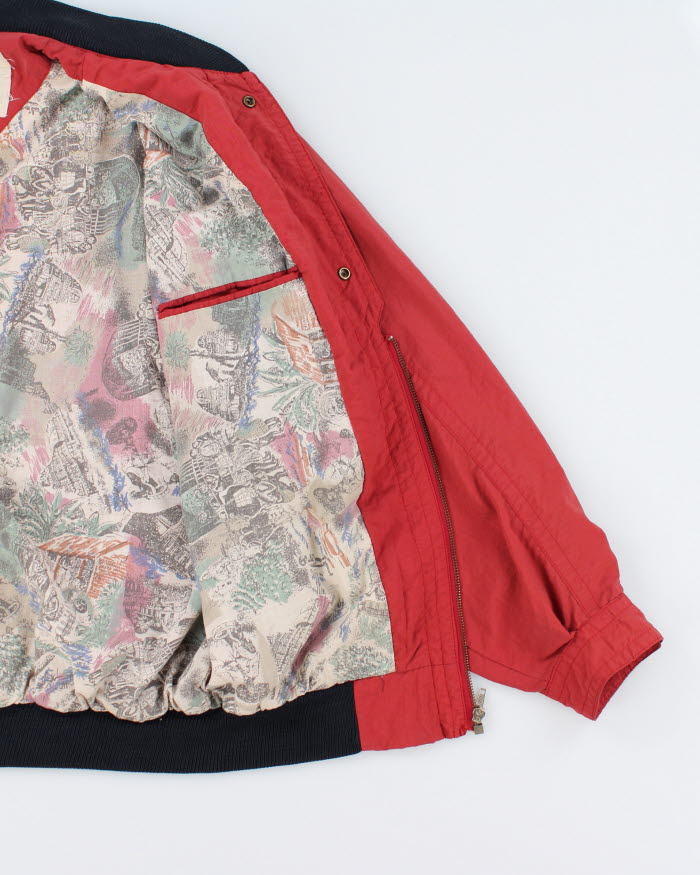 Vintage 80's Bomber Style Jacket - L