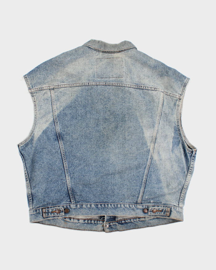 Vintage 90's Levi's Sleeveless Denim Jacket - L