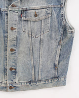 Vintage 90's Levi's Sleeveless Denim Jacket - L
