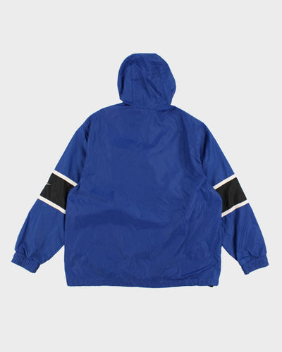 Vintage 90s Nike Blue Windbreaker Jacket - M