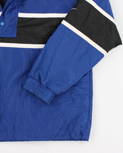 Vintage 90s Nike Blue Windbreaker Jacket - M