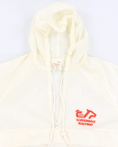 Vintage Quarter Zip Windbreaker Jacket - M