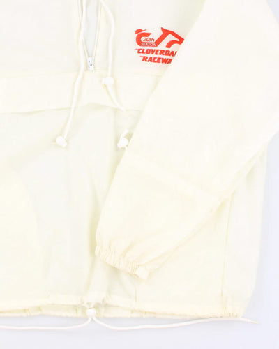 Vintage Quarter Zip Windbreaker Jacket - M