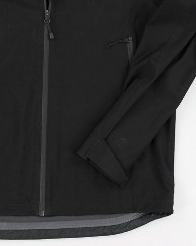Champion Black Hooded Jacket - M