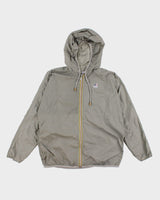 K-way Khaki Windbreaker Jacket - L