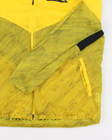 Nike Lightweight Yellow Pattern Windbreaker Jacket - XL