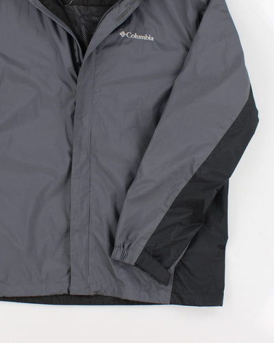 Columbia Grey Windbreaker Jacket - L