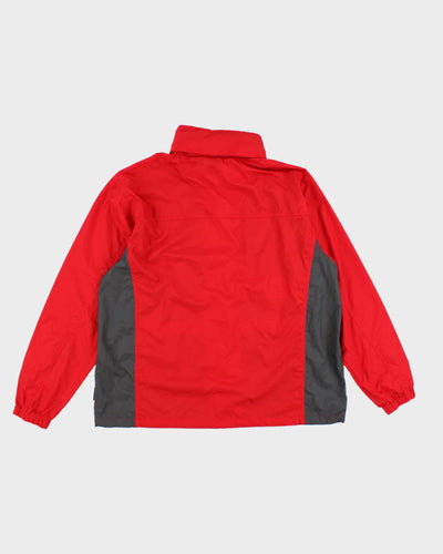 Vintage Red Racing Windbreaker Jacket - XL