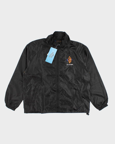 New With Tags Black Windbreaker Jacket - L