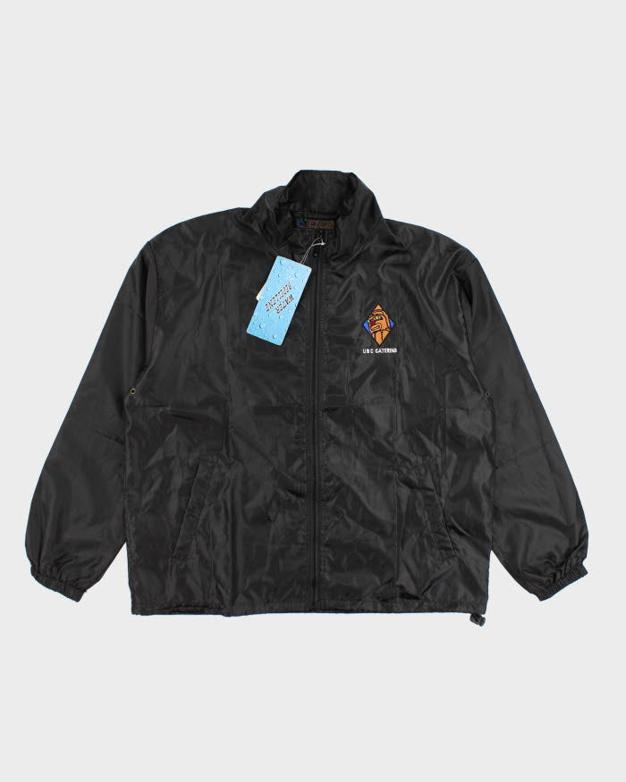 New With Tags Black Windbreaker Jacket - L
