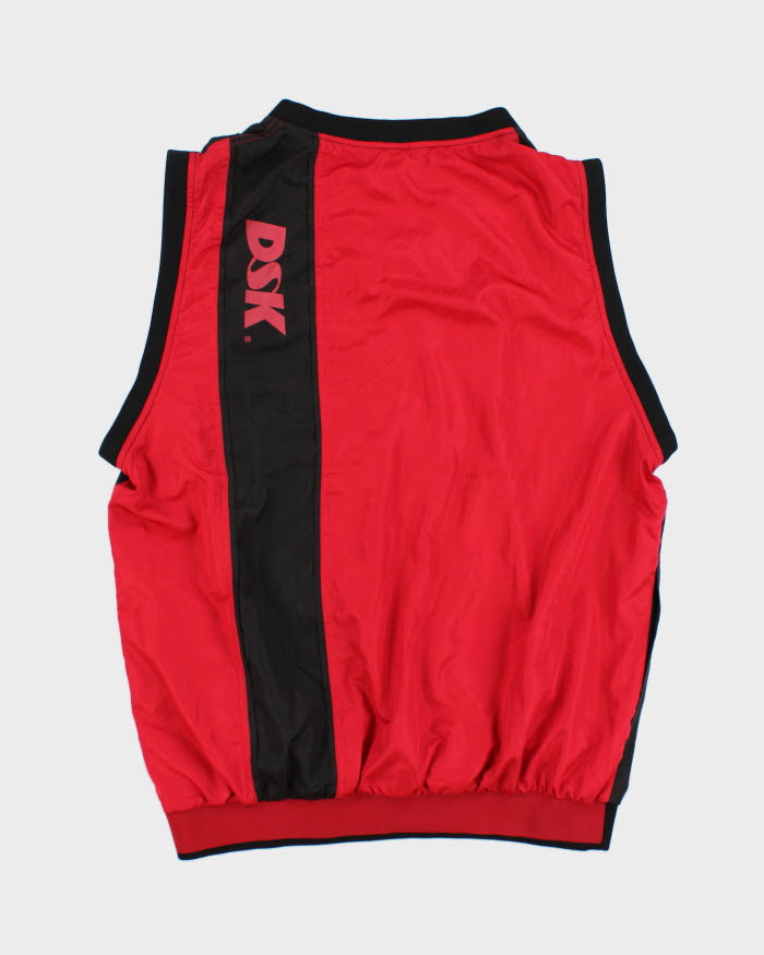 Vintage Sleeveless Windbreaker Top - L