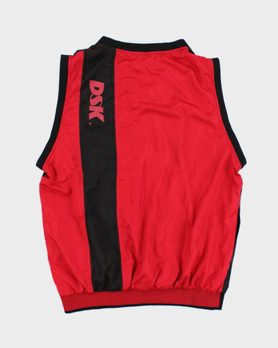 Vintage Sleeveless Windbreaker Top - L