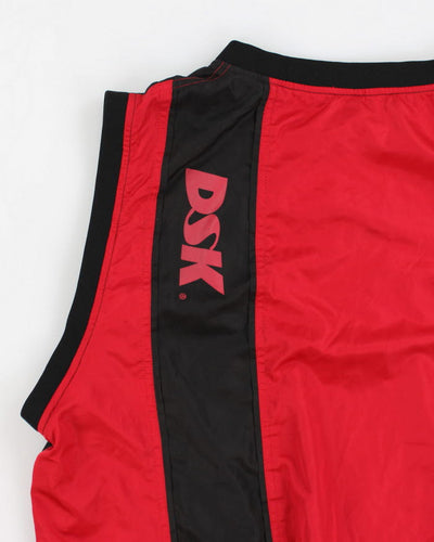 Vintage Sleeveless Windbreaker Top - L