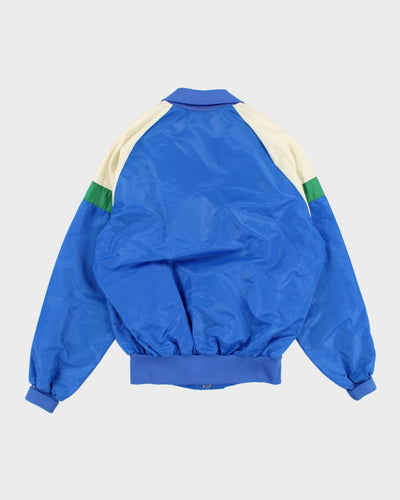 Vintage Mens Satin Finish Varsity Jacket - M