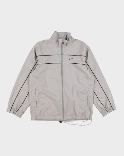00s Men's Grey Windbreaker Jacket - M