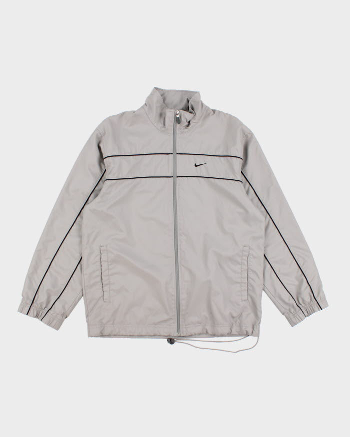 00s Men's Grey Windbreaker Jacket - M