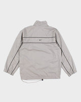 00s Men's Grey Windbreaker Jacket - M