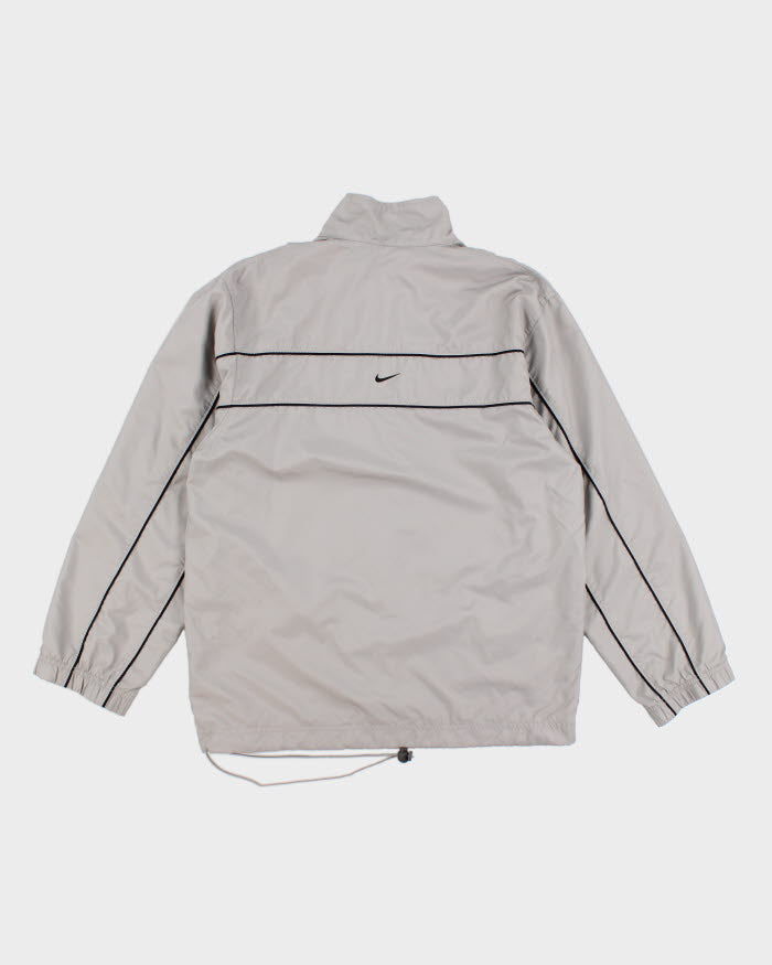 00s Men's Grey Windbreaker Jacket - M
