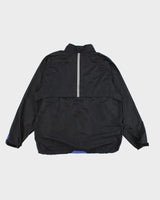 00s Mens Nike Blue And Grey Quarter Zip Windbreaker Jacket - XL