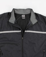00s Mens Nike Blue And Grey Quarter Zip Windbreaker Jacket - XL