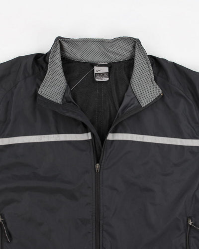 00s Mens Nike Blue And Grey Quarter Zip Windbreaker Jacket - XL