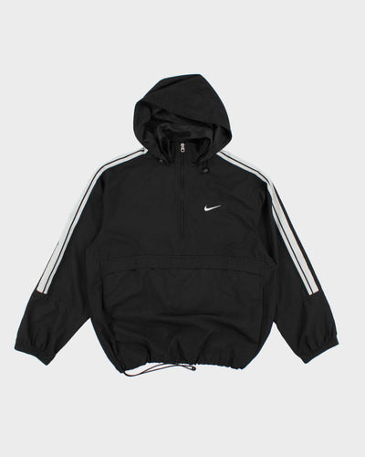 00s Men's Black Nike Quarter Zip Windbreaker - S