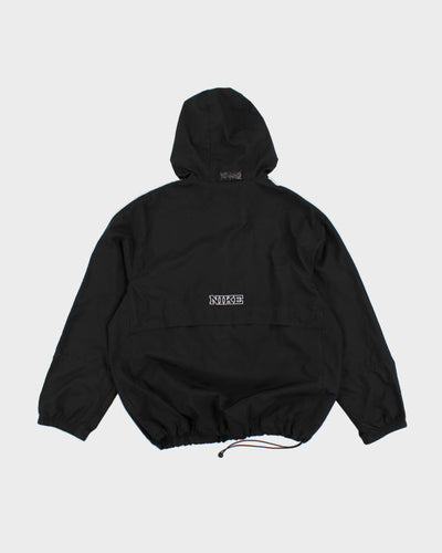 00s Men's Black Nike Quarter Zip Windbreaker - S