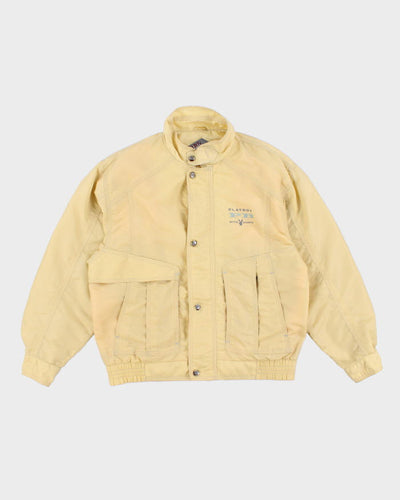 90s Playboy Yellow Jacket - L