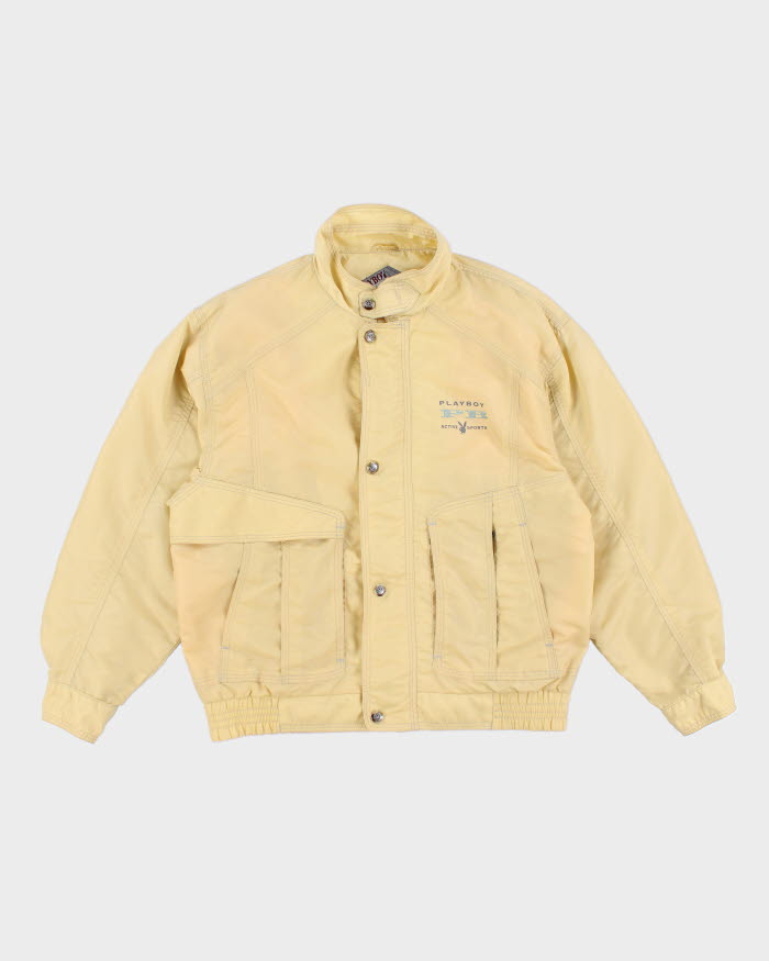 90s Playboy Yellow Jacket - L