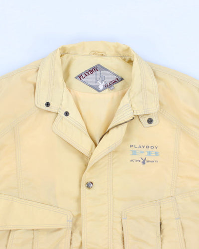 90s Playboy Yellow Jacket - L