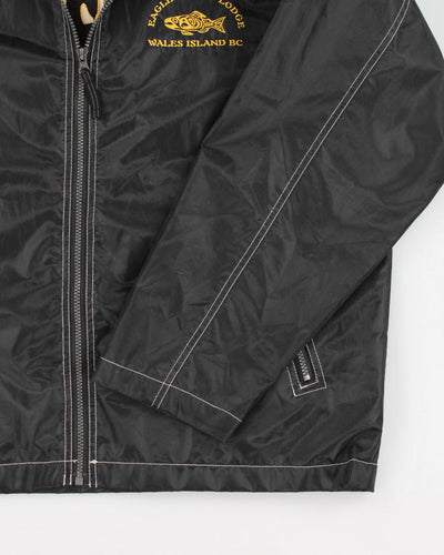 Eagle Points Lodge Black Anorak Jacket - L