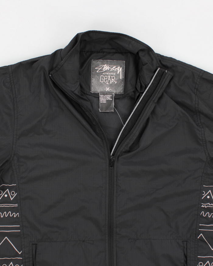 Vintage 90's Stussy Authentic Gear Track Jacket - S – Rokit