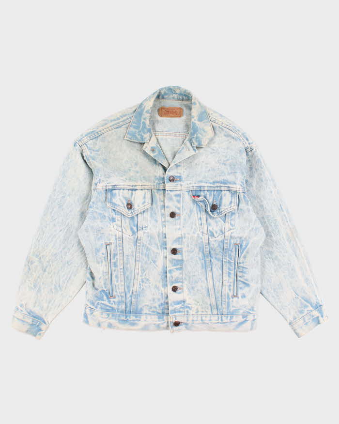 Vintage Men's Levi's Acid Wash Denim jacket - S