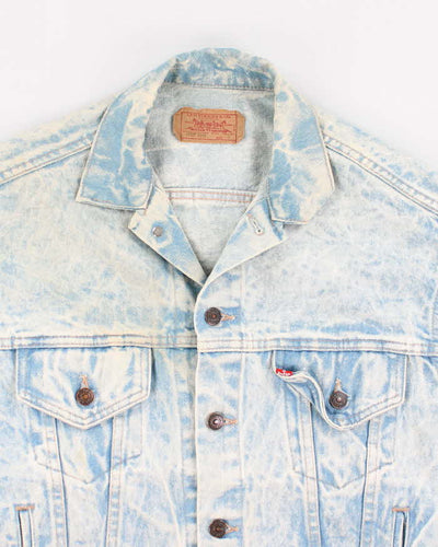Vintage Men's Levi's Acid Wash Denim jacket - S