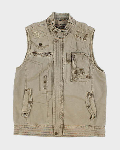 Vintage Y2K Multi Pocket Gilet - XL