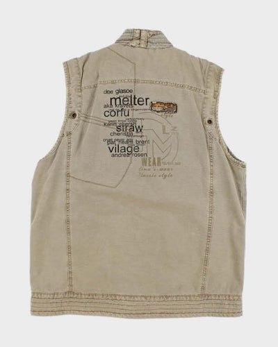 Vintage Y2K Multi Pocket Gilet - XL